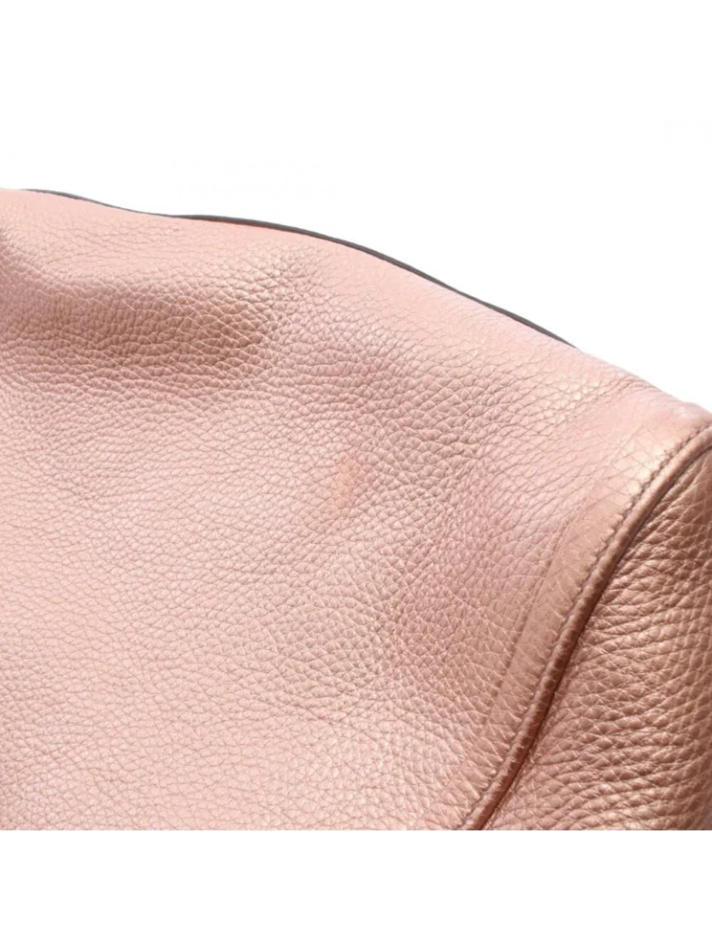 Gucci Tote Soho Cellarius Interlocking Metallic Pink Leather